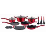 Σετ μαγειρικών 15 τεμαχίων με μαρμάρινη επίστρωση ZILNER ZL-8591