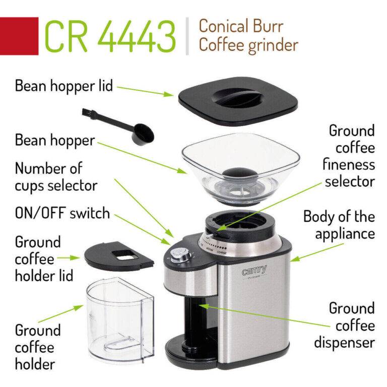 Μύλος καφέ Camry CR 4443 Burr Μύλος καφέ Camry CR 4443 Burr