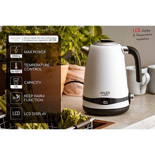 Ηλεκτρικός βραστήρας Adler AD-1295w Ηλεκτρικός βραστήρας Adler AD-1295w