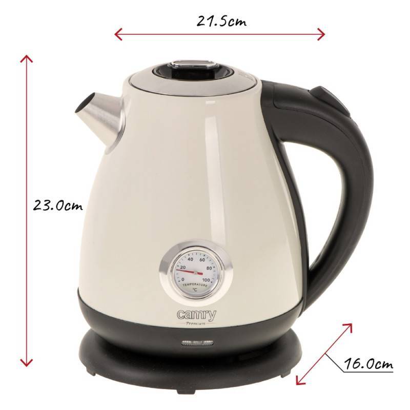 Ηλεκτρικός βραστήρας με θερμόμετρο Camry CR 1344 Ηλεκτρικός βραστήρας με θερμόμετρο Camry CR 1344