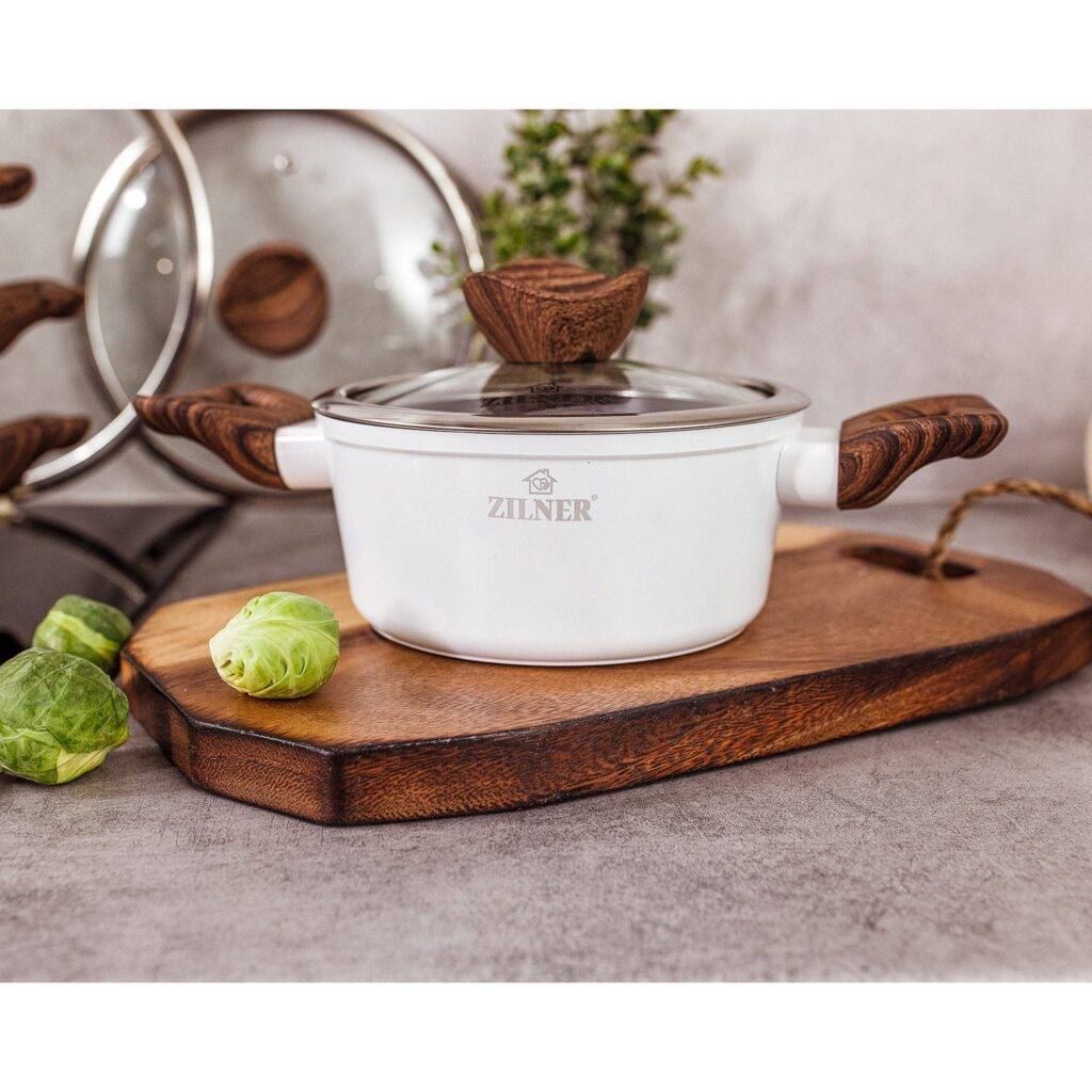 Σετ μαγειρικών 15 τεμαχίων με μαρμάρινη επίστρωση ZILNER ZL-8515 Σετ μαγειρικών 15 τεμαχίων με μαρμάρινη επίστρωση ZILNER ZL-8515