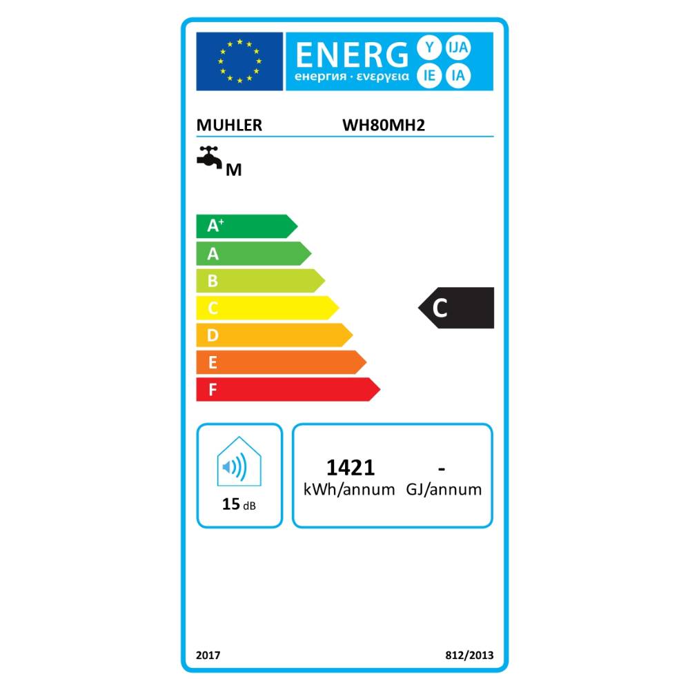 Θερμοσίφωνας Muhler WH80MH2 Θερμοσίφωνας Muhler WH80MH2