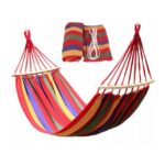 Μονόχρωμη αιώρα με ξύλινες μπάρες Rila Crafts