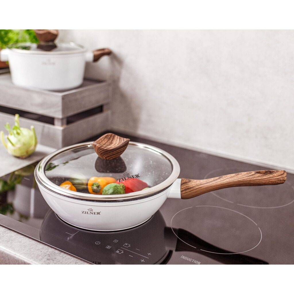 Σετ μαγειρικών 15 τεμαχίων με μαρμάρινη επίστρωση ZILNER ZL-8515 Σετ μαγειρικών 15 τεμαχίων με μαρμάρινη επίστρωση ZILNER ZL-8515