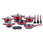 Σετ μαγειρικών 15 τεμαχίων με μαρμάρινη επίστρωση ZILNER ZL-8520