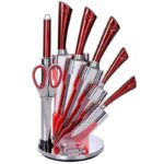 Σετ μαχαιριών με ακονιστήρι και ψαλίδι Royalty Line RL KSS804