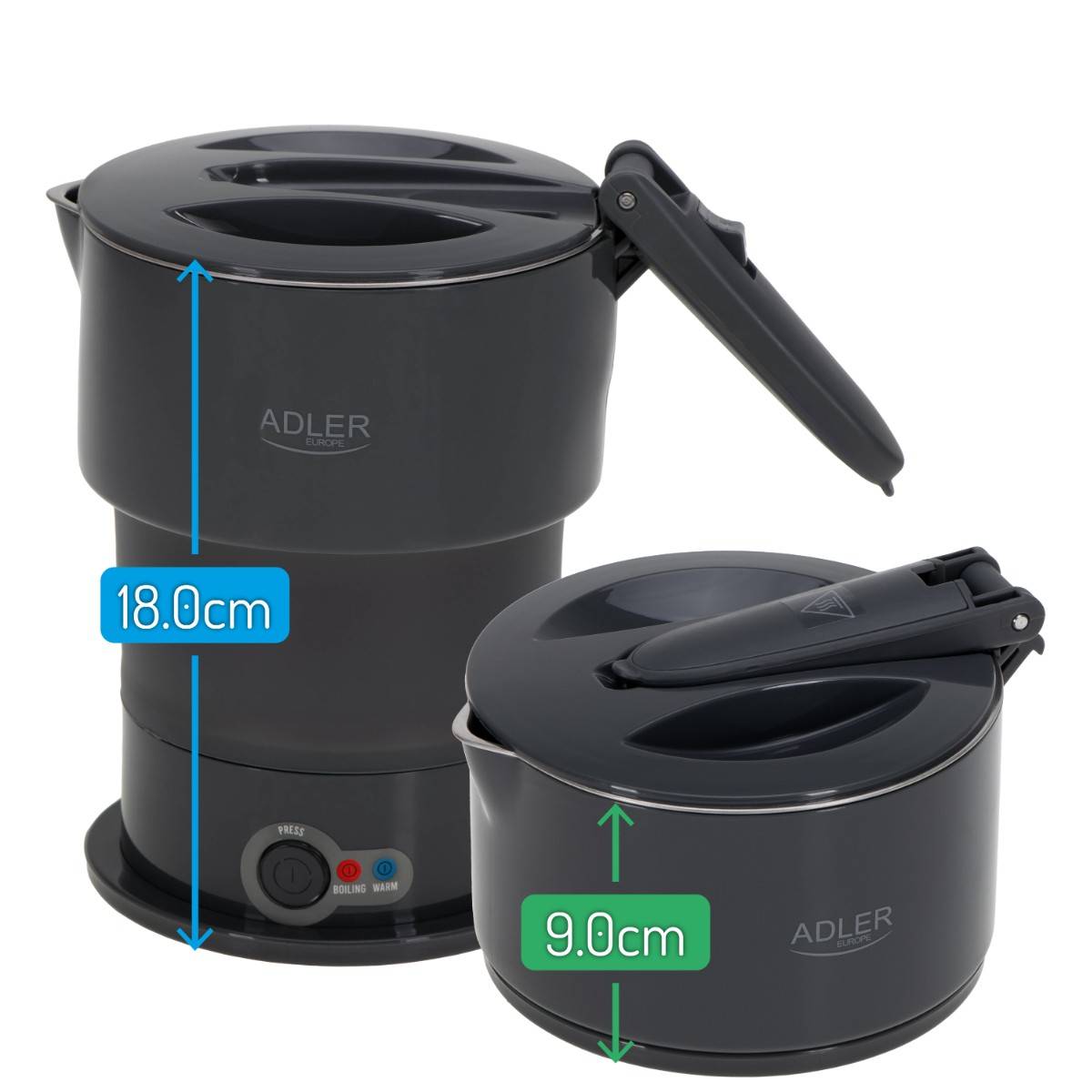 Ταξιδιωτικός ηλεκτρικός βραστήρας Adler AD 1377 Ταξιδιωτικός ηλεκτρικός βραστήρας Adler AD 1377