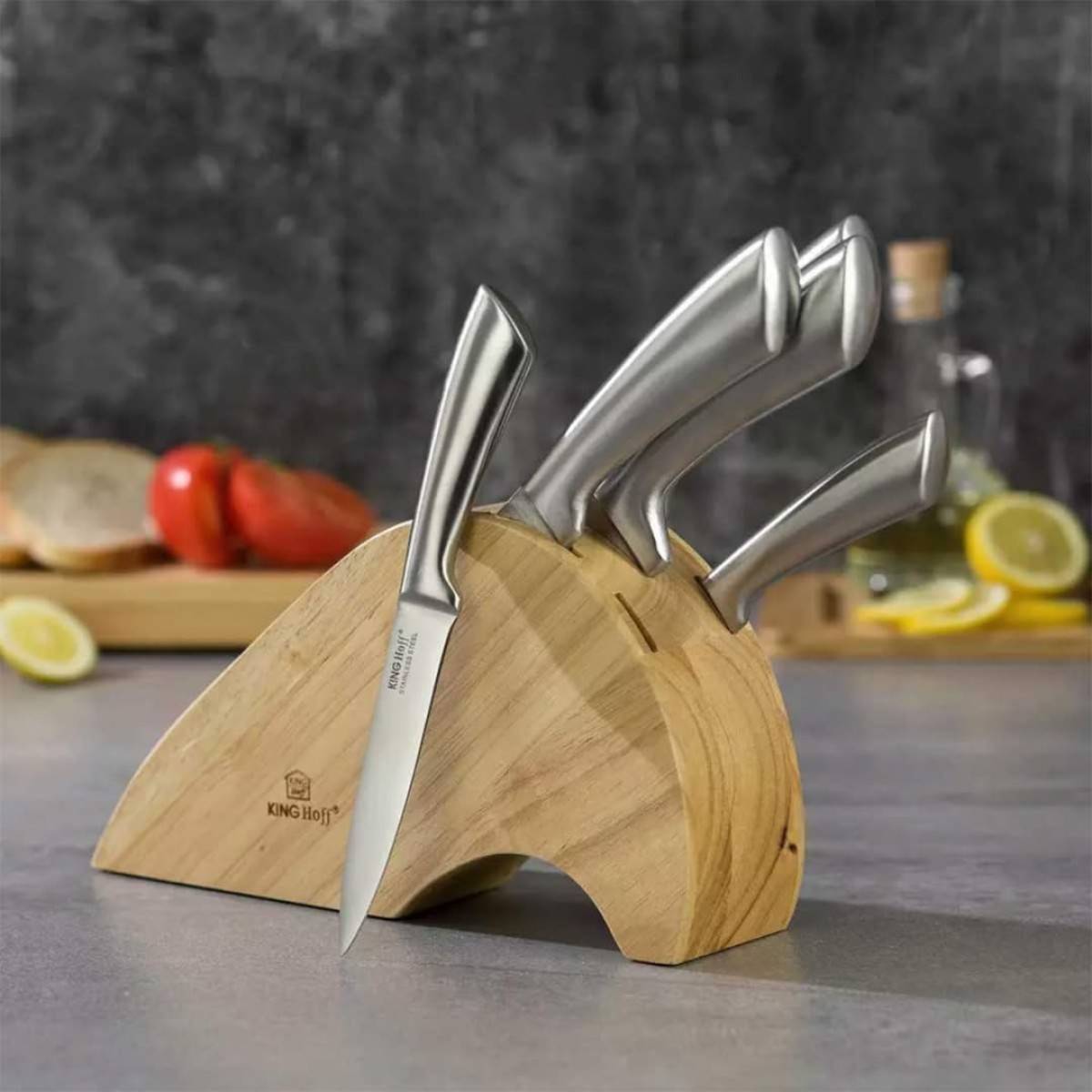 Σετ μαχαιριών με βάση Kinghoff KH-1151 Σετ μαχαιριών με βάση Kinghoff KH-1151