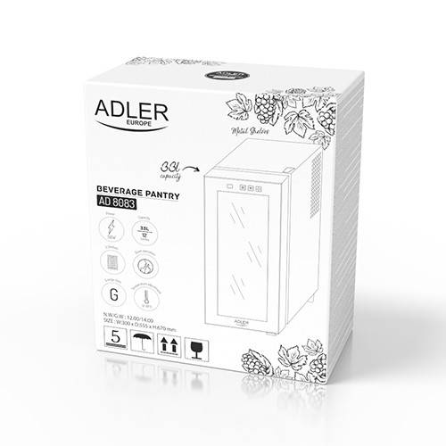 Ψυγείο κρασιού Adler AD-8083 — 33 L Ψυγείο κρασιού Adler AD-8083 — 33 L