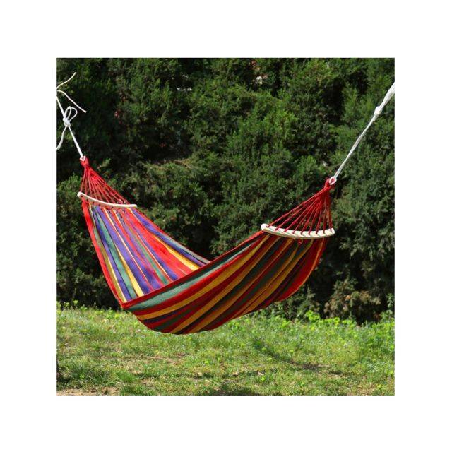 Μονόχρωμη αιώρα με ξύλινες μπάρες Rila Crafts Μονόχρωμη αιώρα με ξύλινες μπάρες Rila Crafts