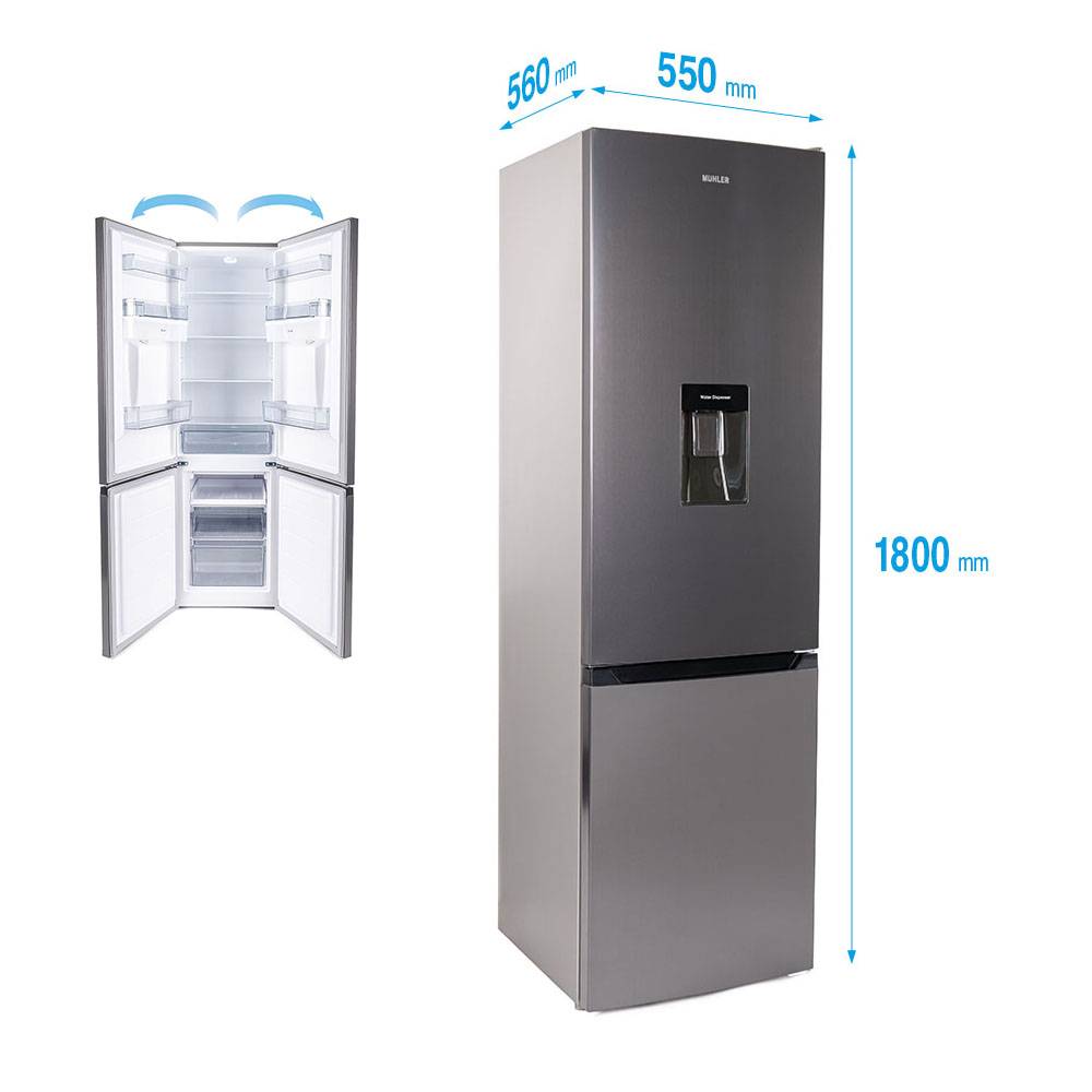 Ψυγείο Muhler SC180DIE με διανομέα νερού Ψυγείο Muhler SC180DIE με διανομέα νερού