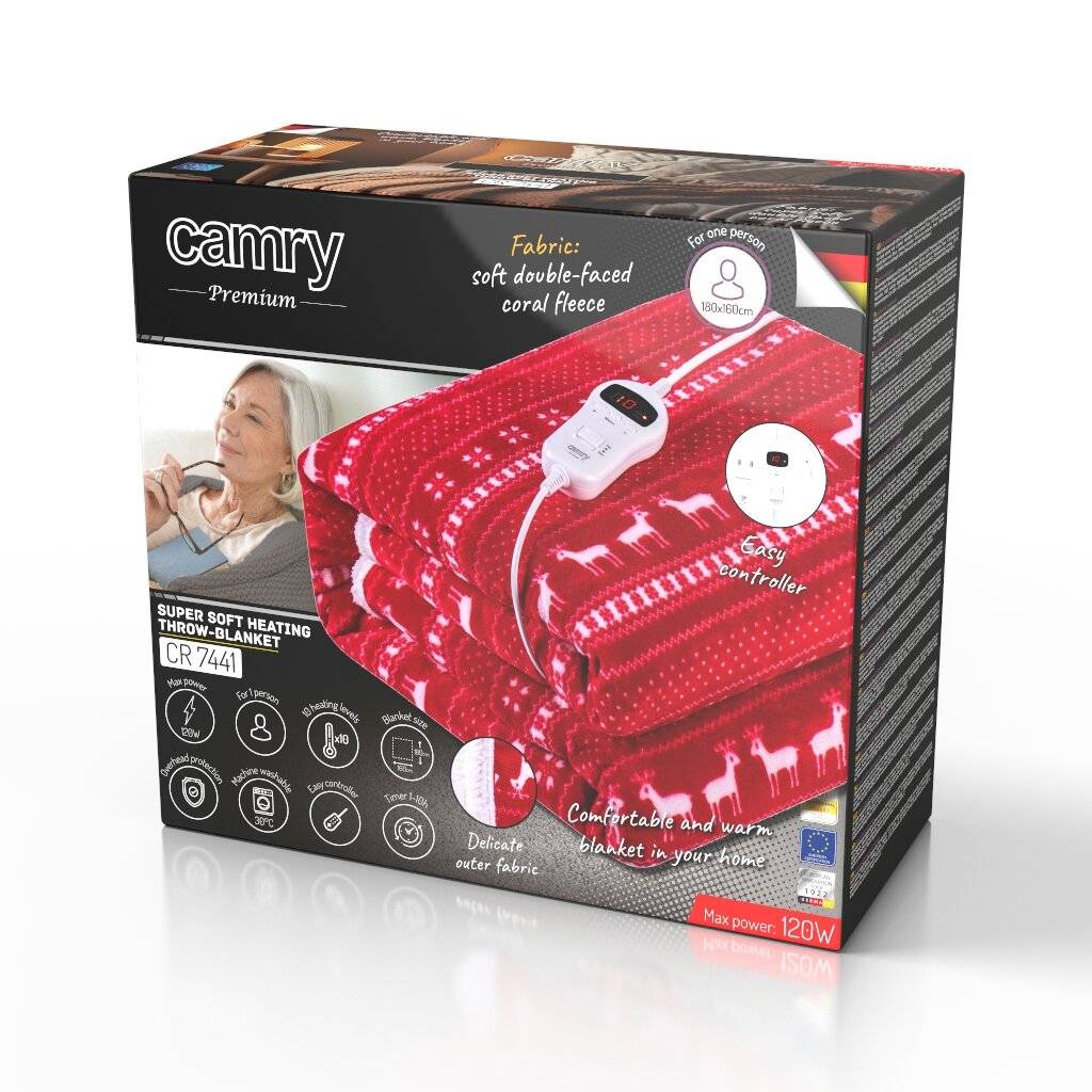 Ηλεκτρική κουβέρτα Camry CR 7441 Ηλεκτρική κουβέρτα Camry CR 7441