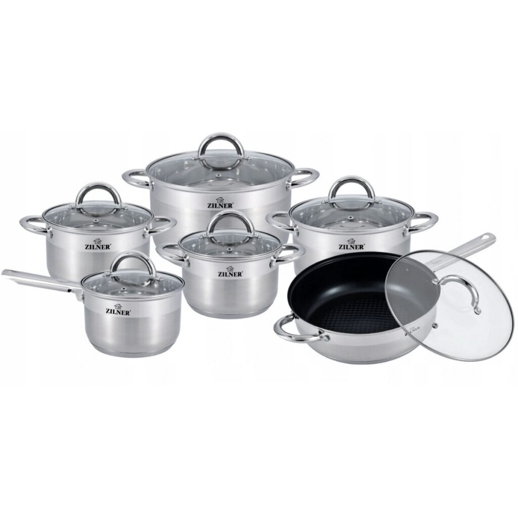 Σετ μαγειρικών 12 τεμαχίων Zilner ZL-8107
