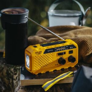 Φορητό ραδιόφωνο κάμπινγκ Adler AD 1197 με δυναμό