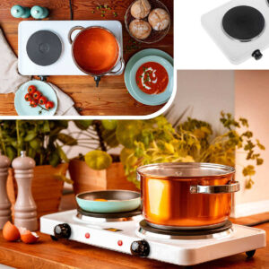 Διπλή ηλεκτρική εστία Adler AD-6520